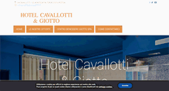 Desktop Screenshot of hotelcavallotti.it